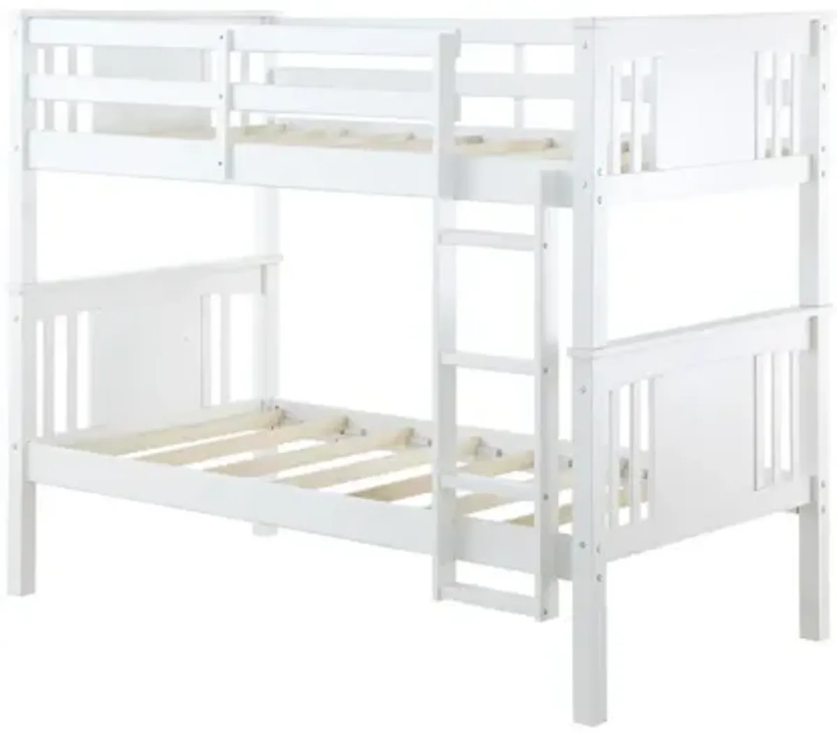 Oakview Twin Bunk Bed in White by DOREL HOME FURNISHINGS