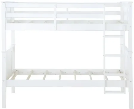 Oakview Twin Bunk Bed in White by DOREL HOME FURNISHINGS