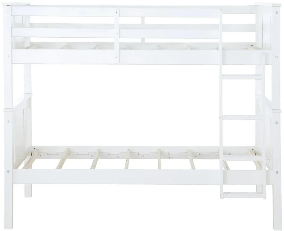 Oakview Twin Bunk Bed in White by DOREL HOME FURNISHINGS