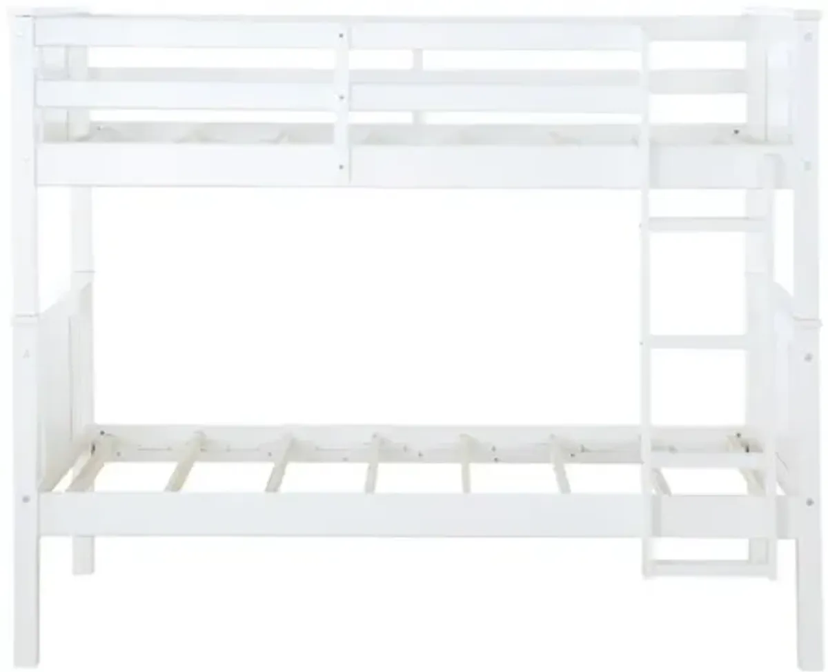 Oakview Twin Bunk Bed in White by DOREL HOME FURNISHINGS