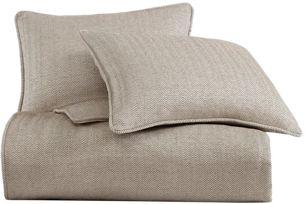 Chenille Herringbone 3-pc. Comforter Set