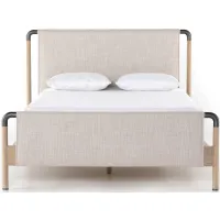 Belfast Upholstered Bed in Gibson Wheat by Four Hands