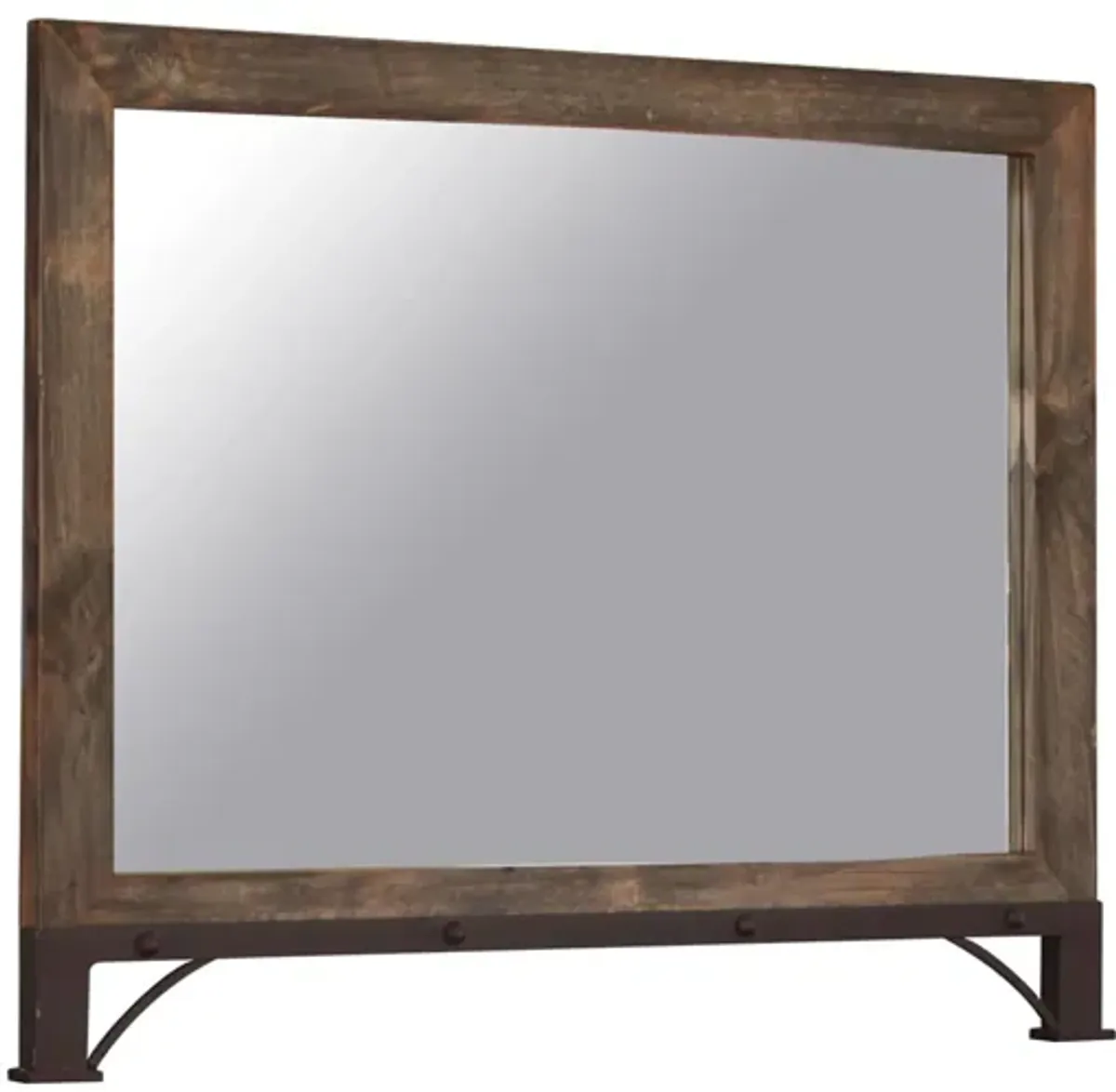 Antique Bedroom Dresser Mirror in Antique Distressed by International Furniture Direct