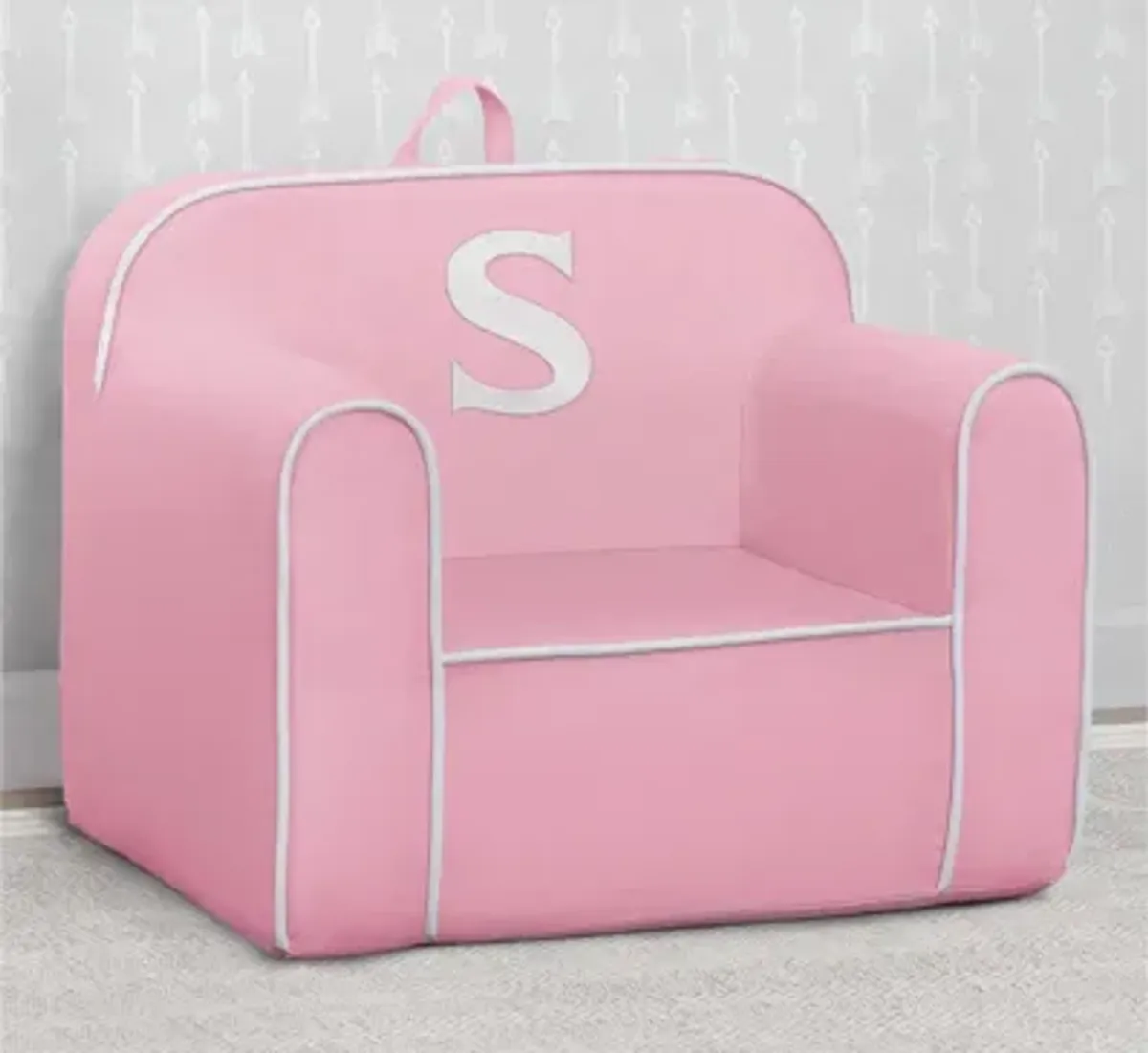 Cozee Monogrammed Chair Letter "S"