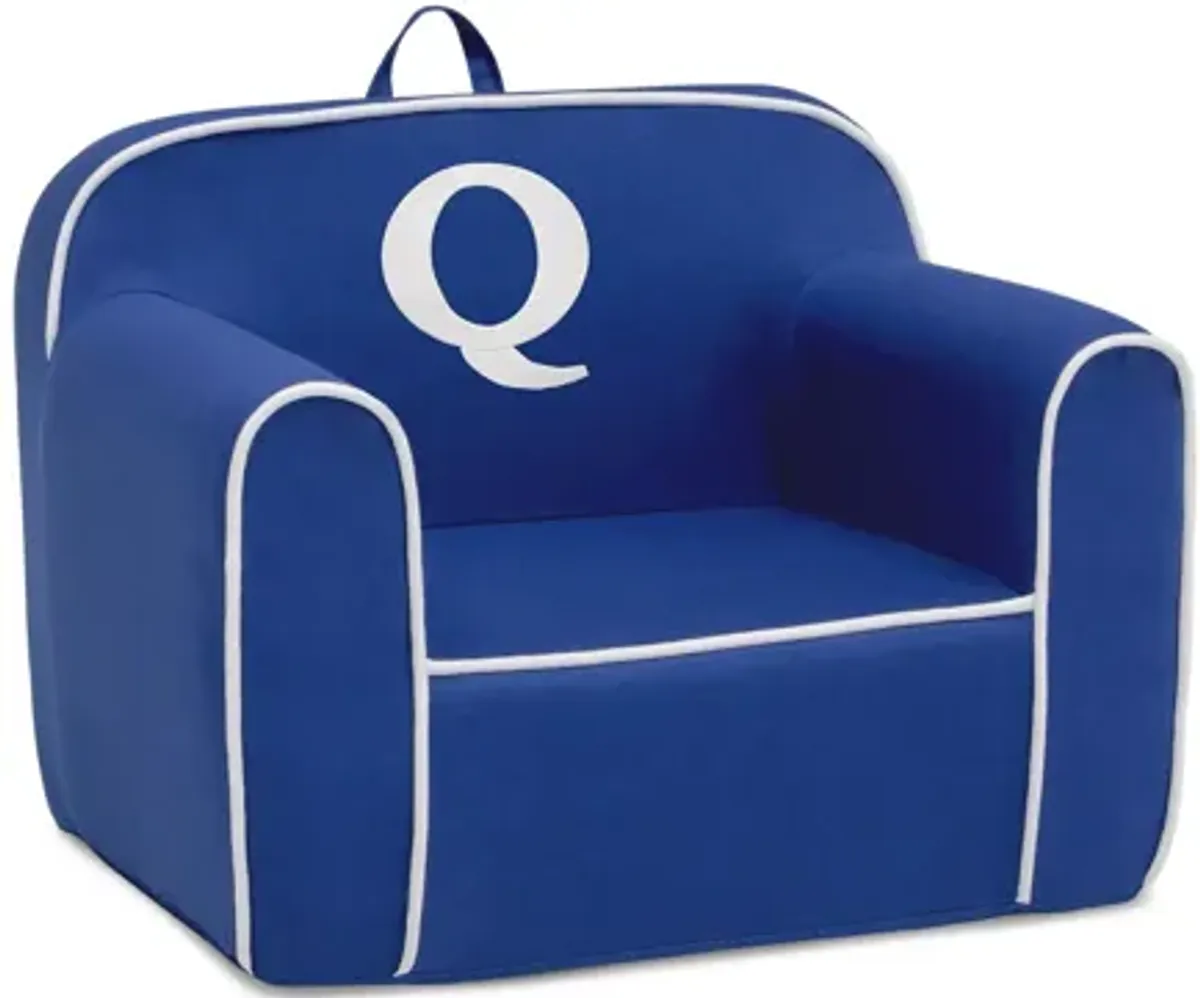 Cozee Monogrammed Chair Letter "Q"