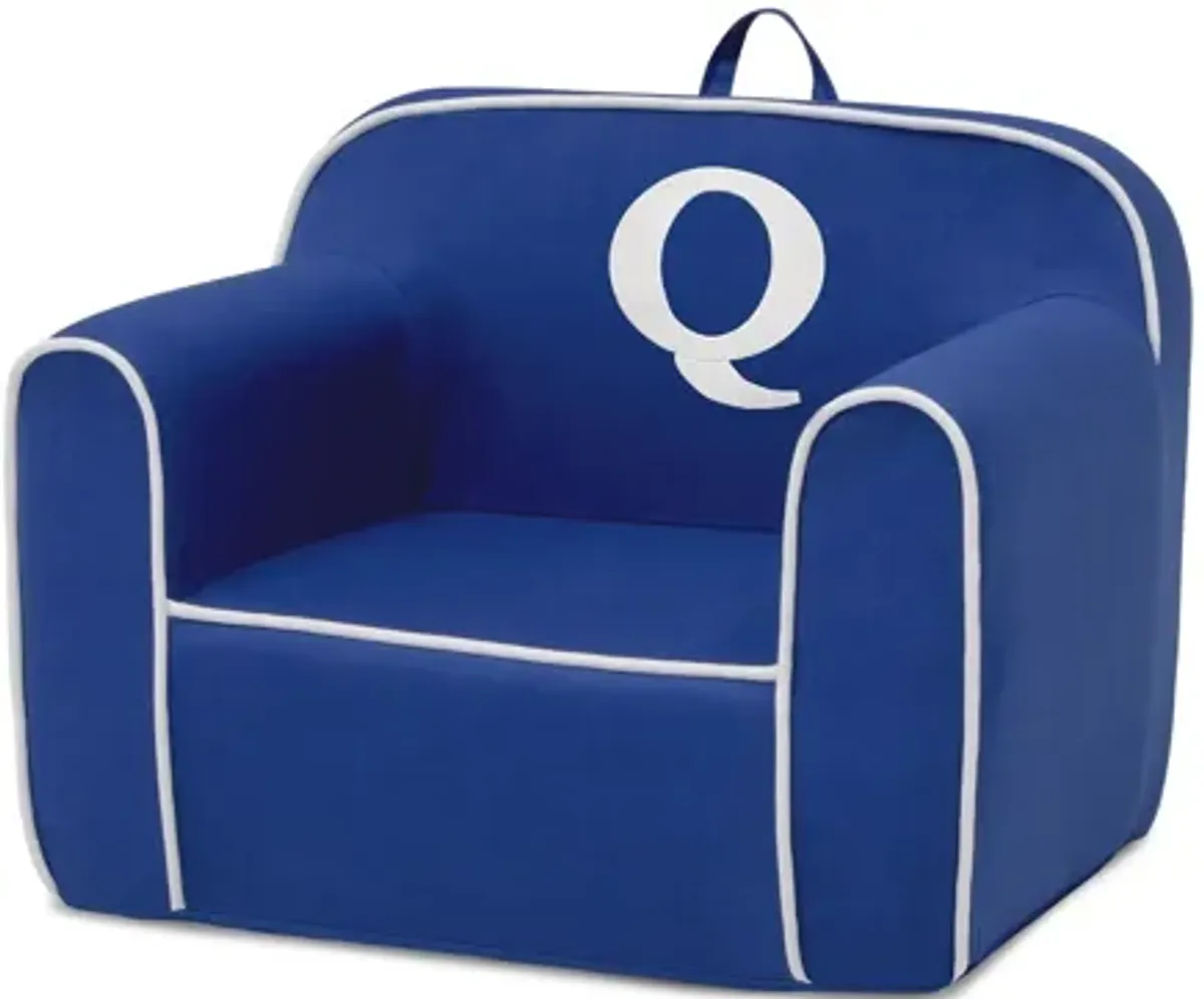 Cozee Monogrammed Chair Letter "Q"