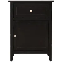 Izzy Bedroom Nightstand in Black by Glory Furniture