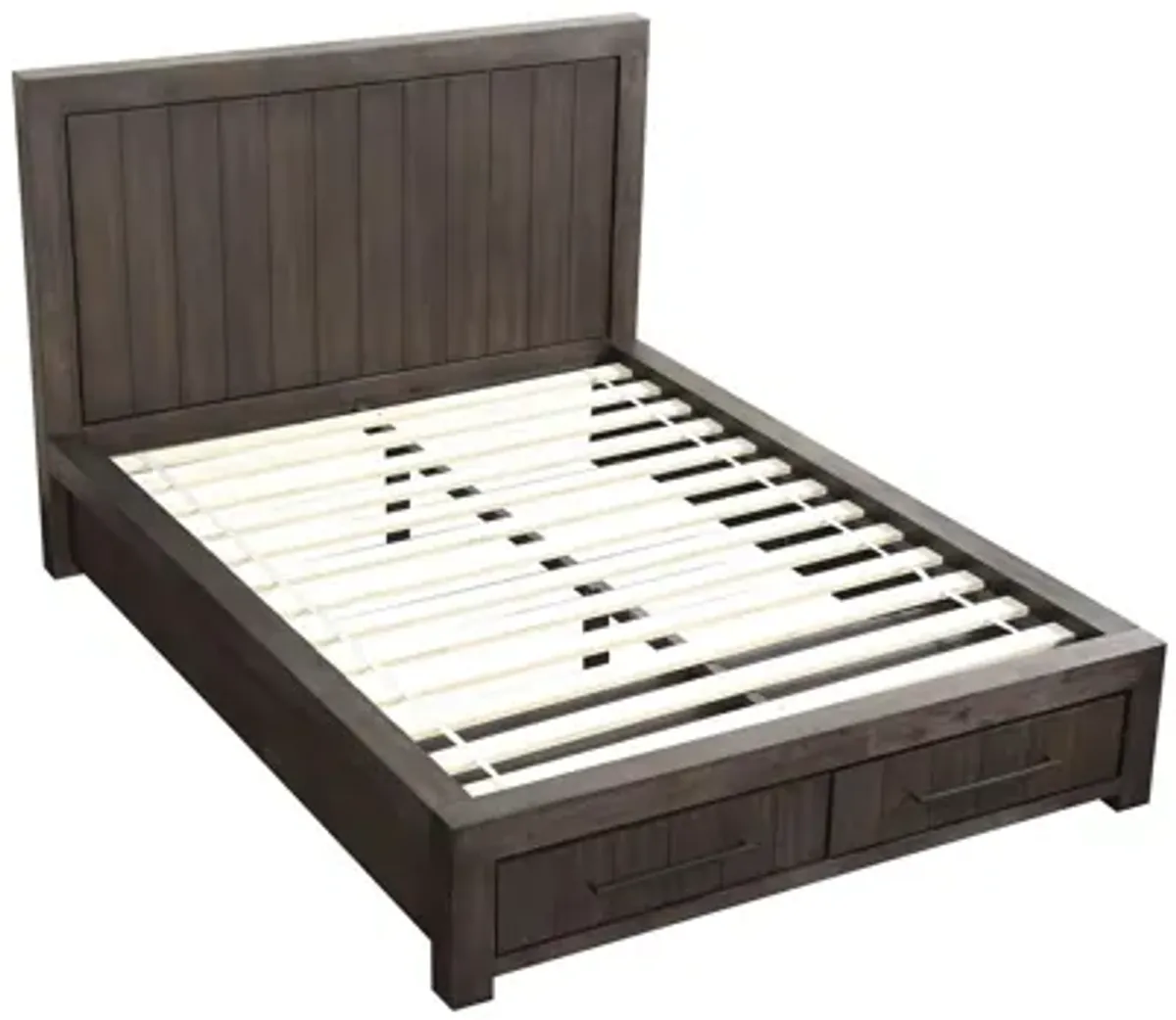 Heath California King-Size Two Drawer Storage Bed