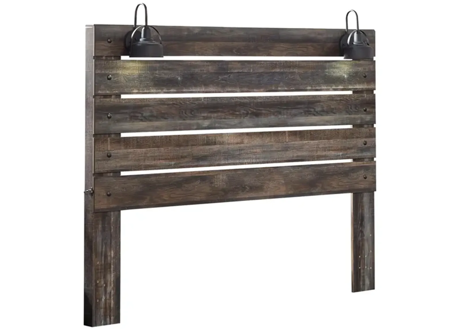 Luna Panel Headboard in Rustic Brown by Ashley Furniture