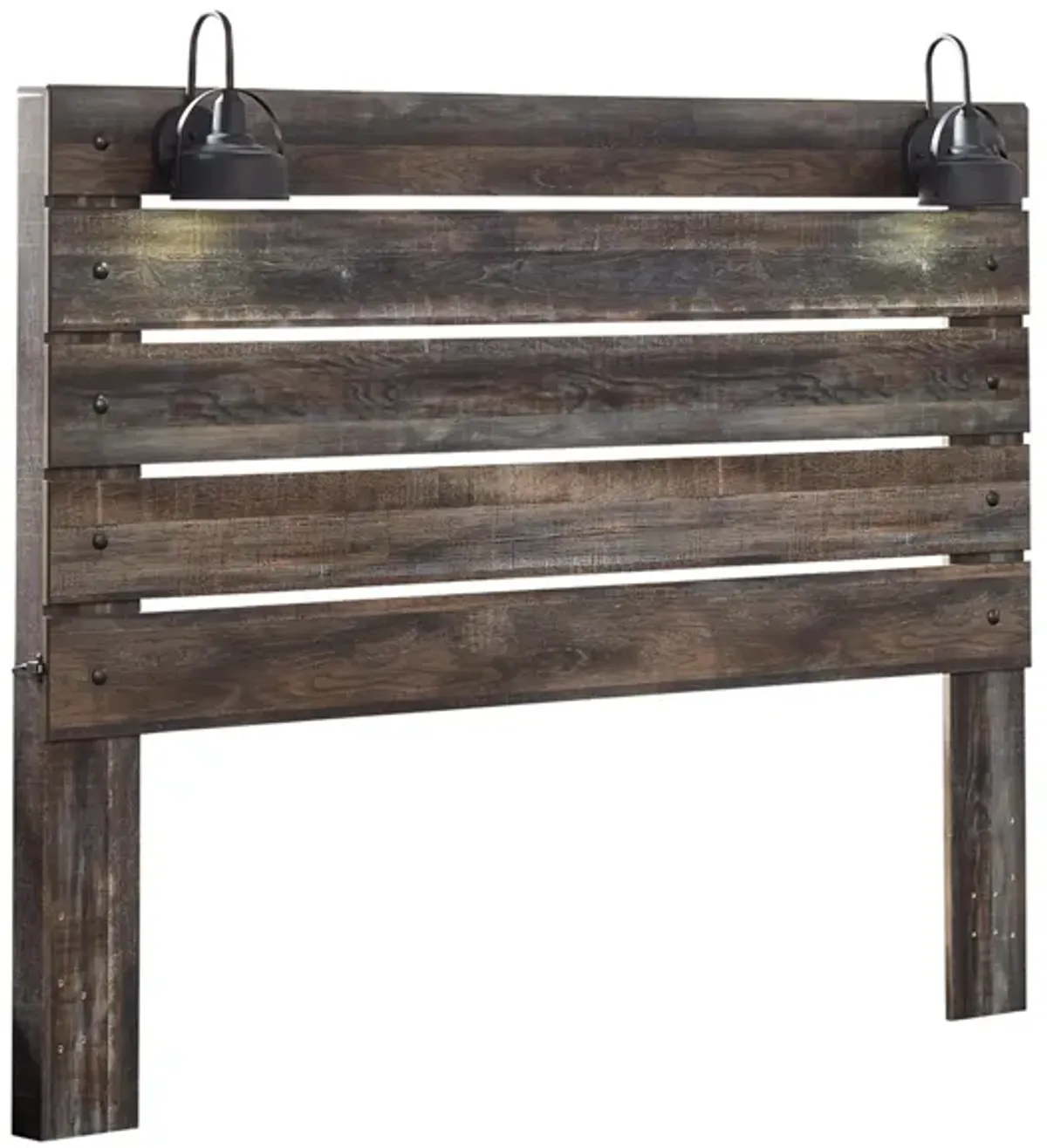 Luna Panel Headboard in Rustic Brown by Ashley Furniture