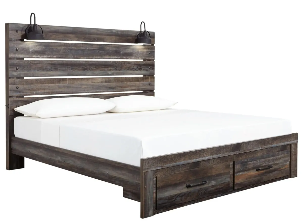 Luna Storage Bed in Rustic Brown by Ashley Furniture