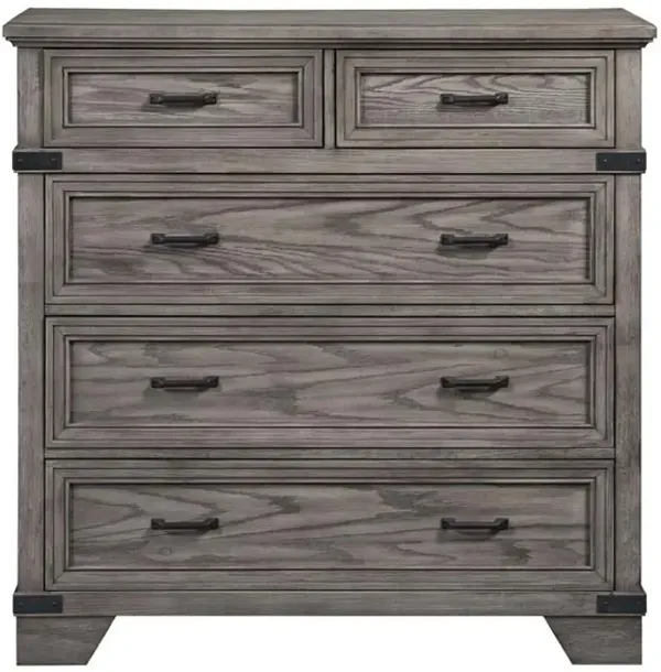 Forge 5-Drawer Bedroom Media Chest