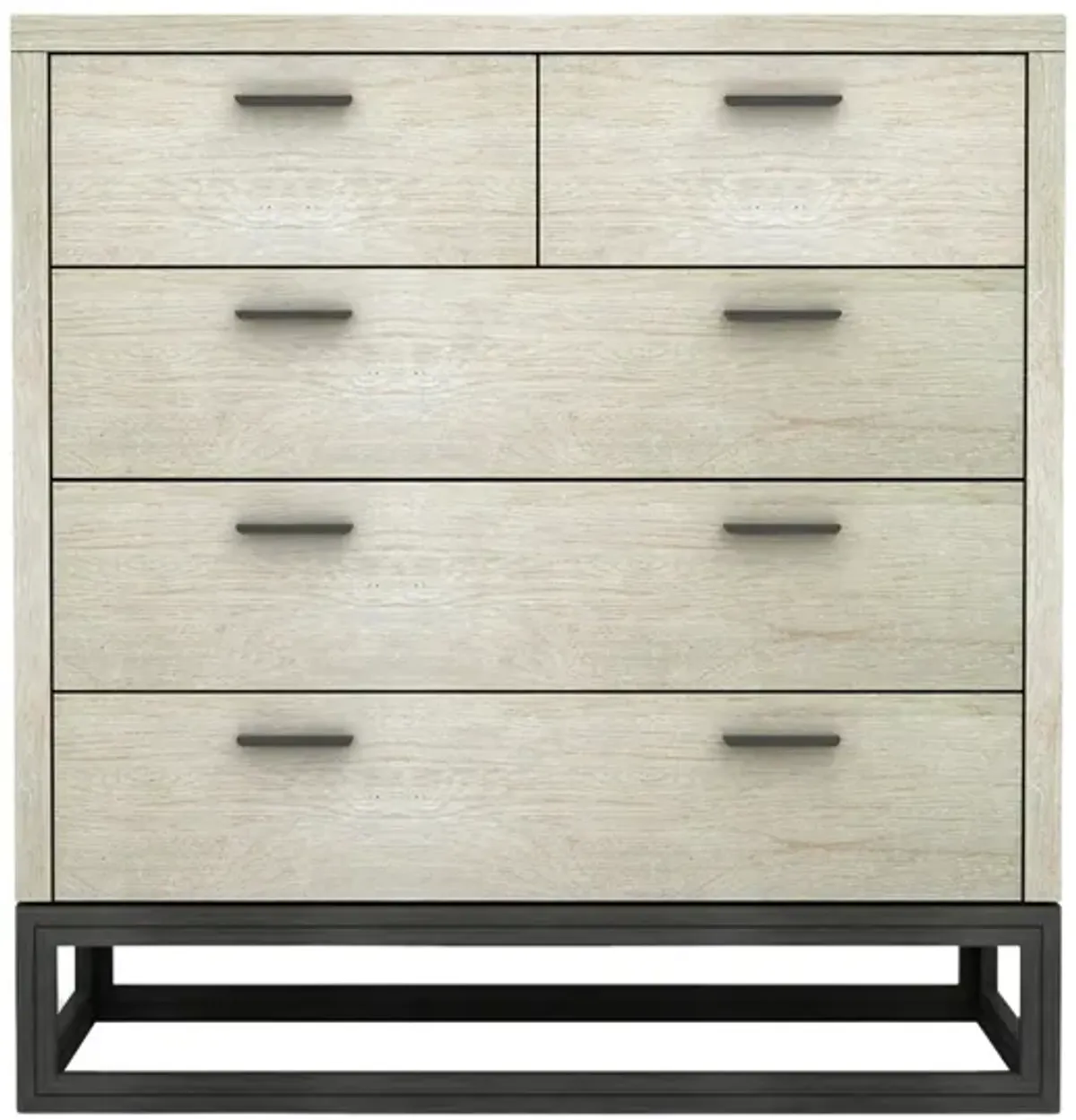 Starlight 5 Drawer Chest in Beige by LH Imports Ltd