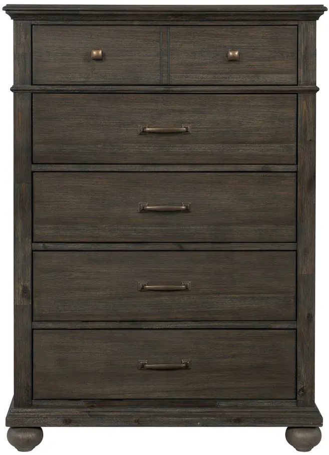 Rheit Chest in Wire-Brushed Rustic Brown by Homelegance