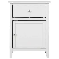 Izzy Bedroom Nightstand in White by Glory Furniture