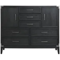 Laguna Master Chest in Weathered Steel by Intercon