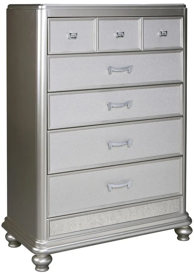 Coralayne Bedroom Chest in Silver by Ashley Furniture