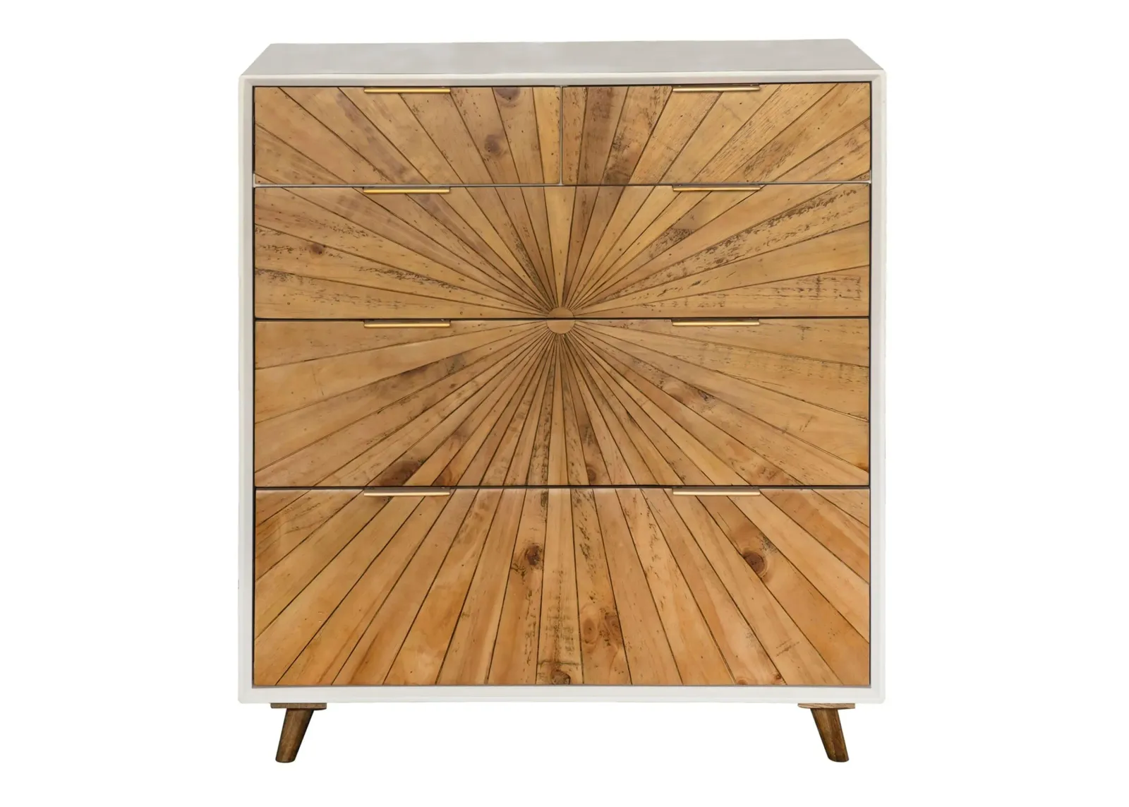 Casablanca Chest in Brown;White by LH Imports Ltd