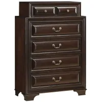 Sarasota Bedroom Chest in Cappuccino by Glory Furniture