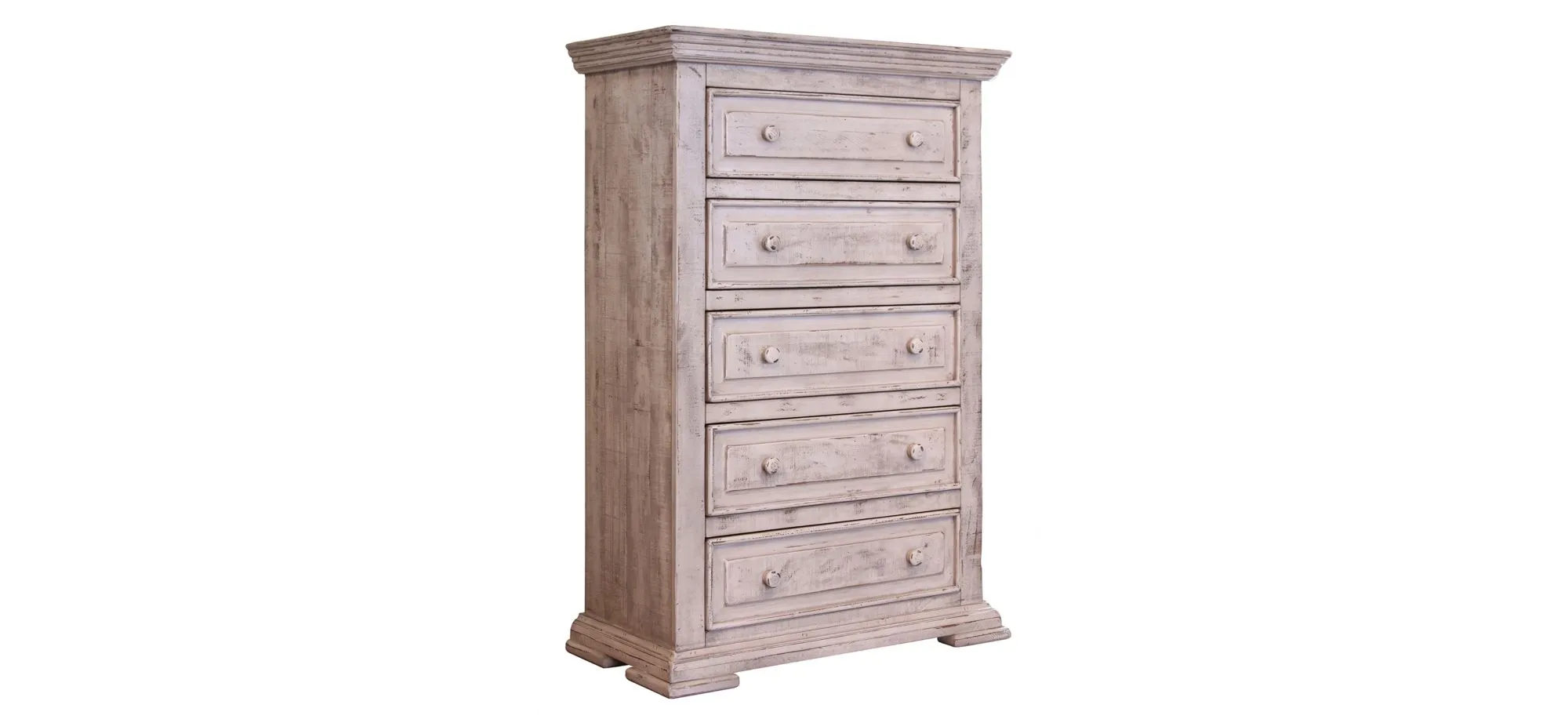 Terra Bedroom Chest in Vintage White by International Furniture Direct