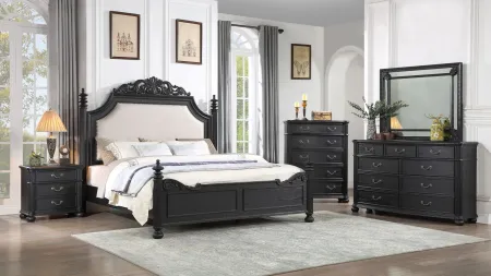 Kingsbury Chest in Charcoal Black by Crown Mark