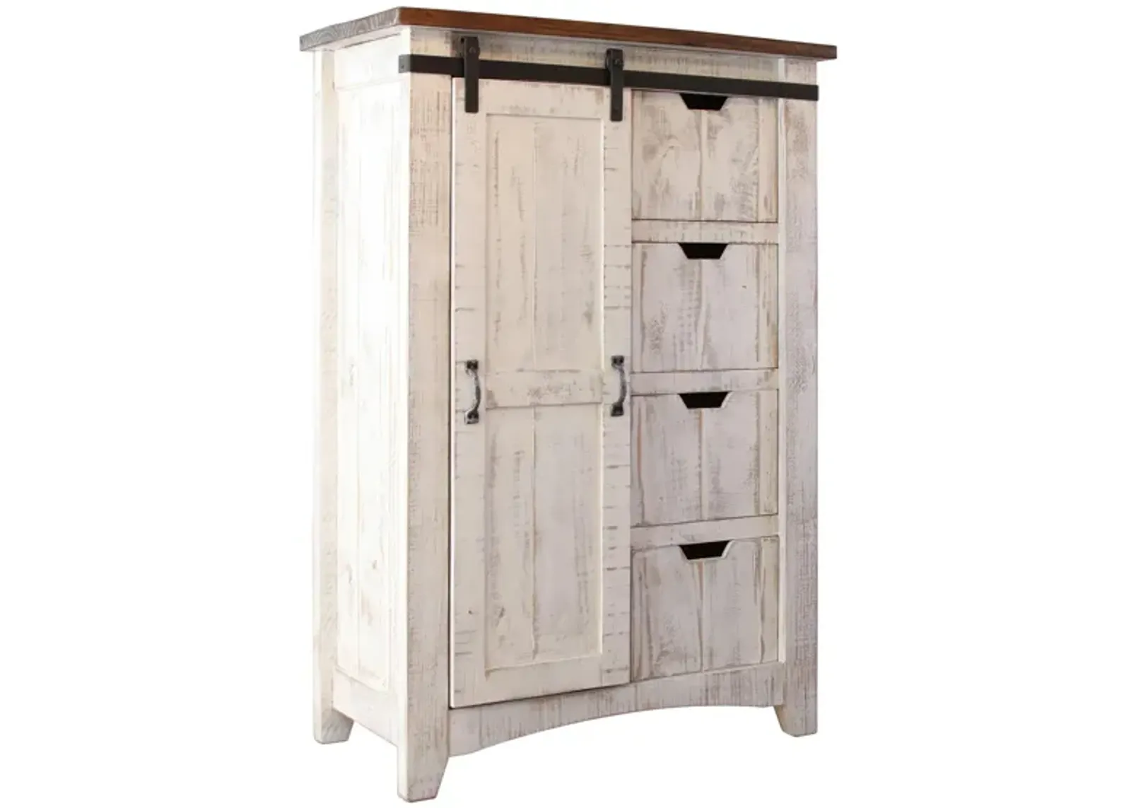 Pueblo Bedroom Chest in White by International Furniture Direct