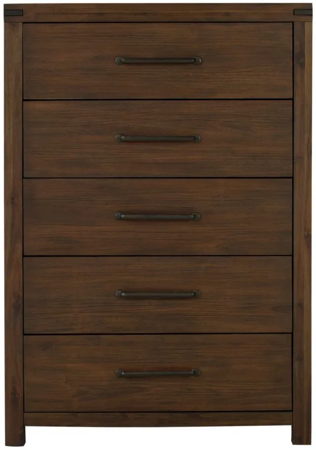 Gannon Bedroom Chest in brown by Hillsdale Furniture
