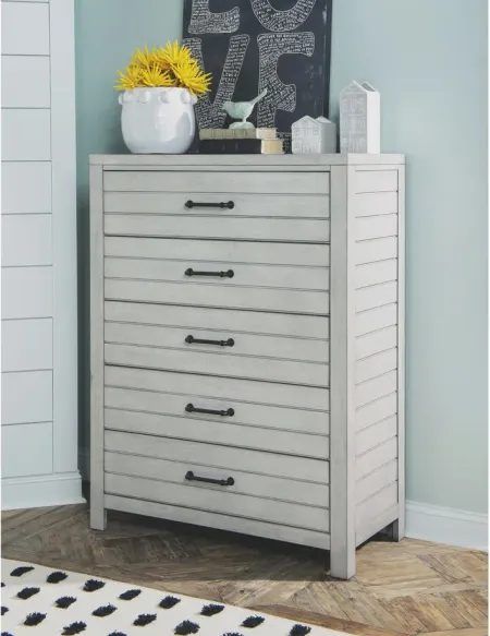 Summer Camp Drawer Chest in Stone Path White by Legacy Classic Furniture