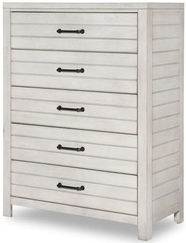 Summer Camp Drawer Chest in Stone Path White by Legacy Classic Furniture