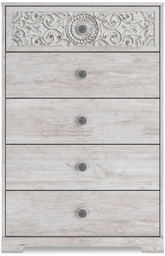 Paxberry Chest in Whitewash by Ashley Express