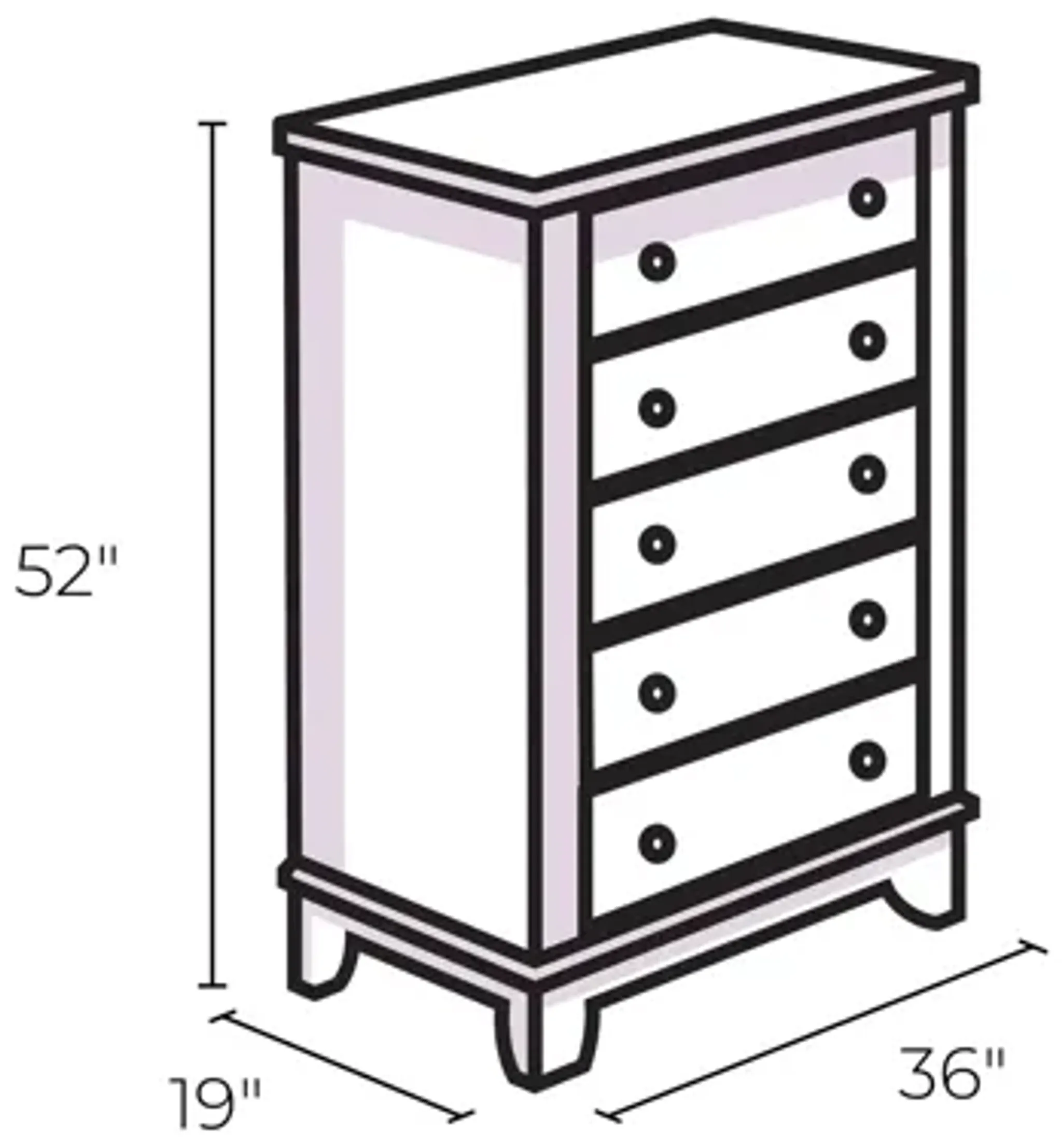 Carter Chest In White Dove By Westwood Design Raymour And Flanigan ...