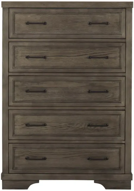 Carter Chest in Brushed Pewter by Westwood Design