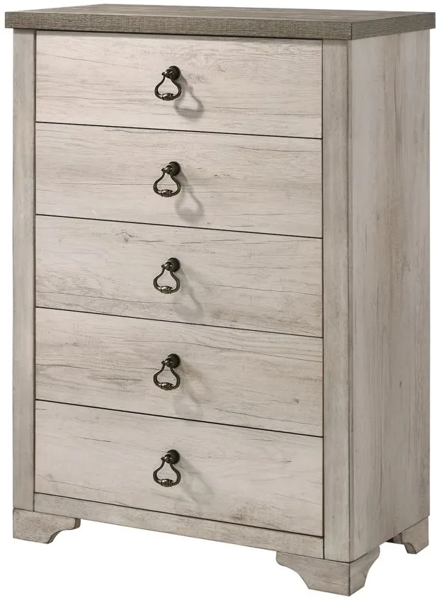 Patterson Bedroom Chest in Antique White by Crown Mark
