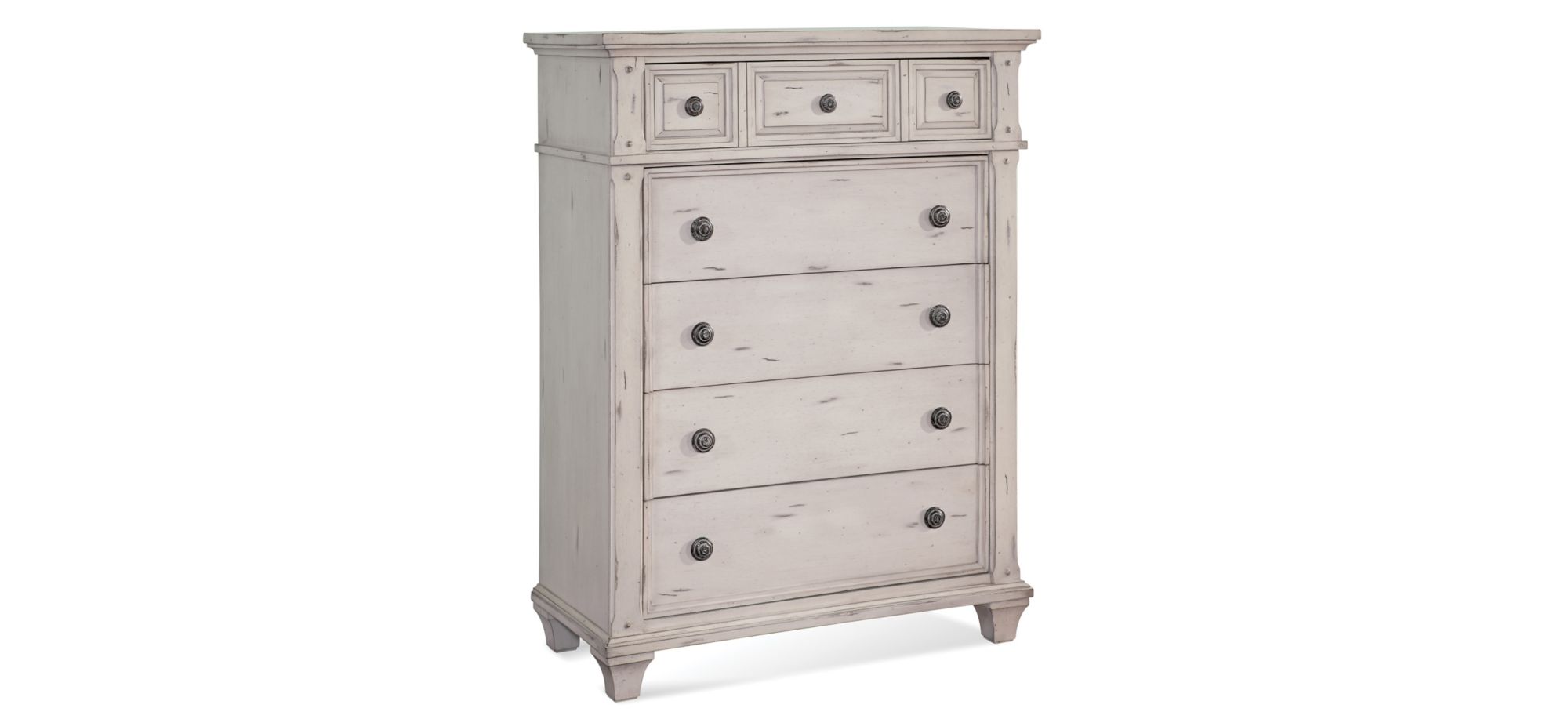 Sedona Chest in Cobblestone White by American Woodcrafters