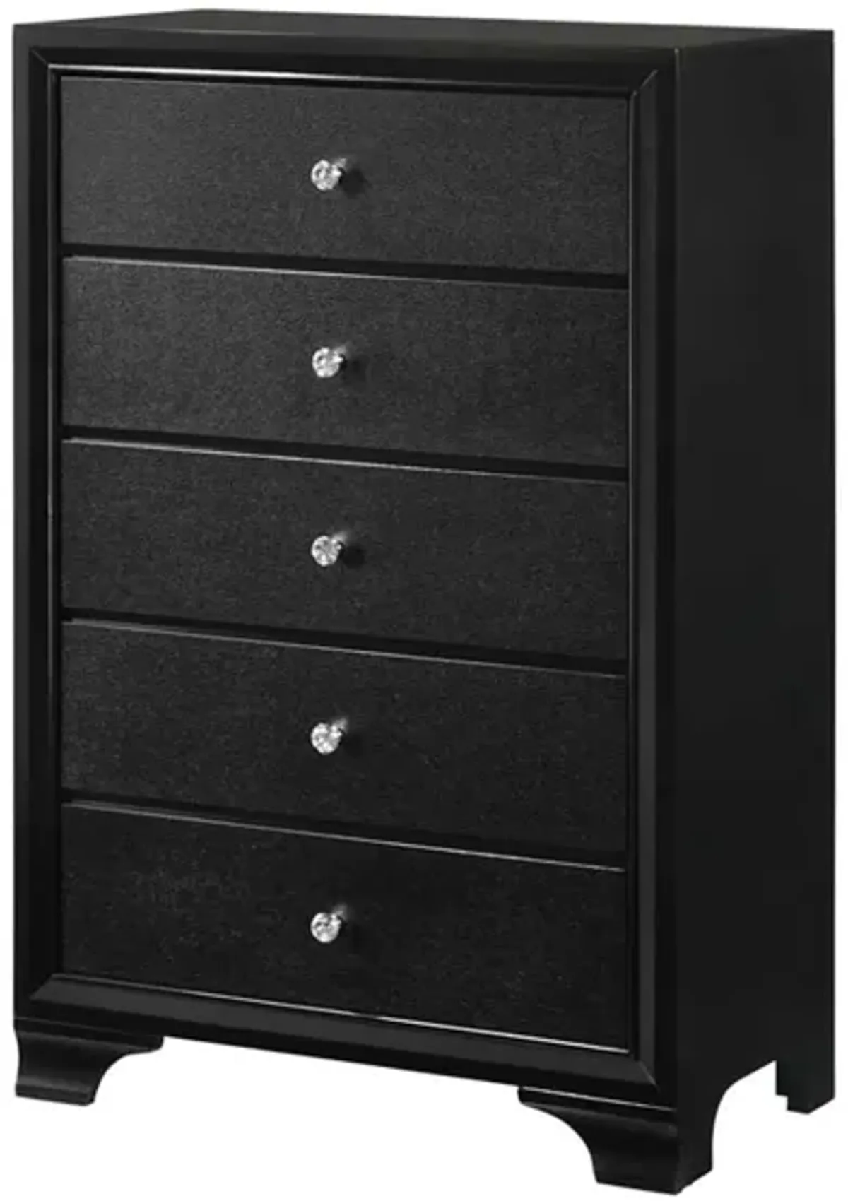 Micah Bedroom Chest in Black by Crown Mark