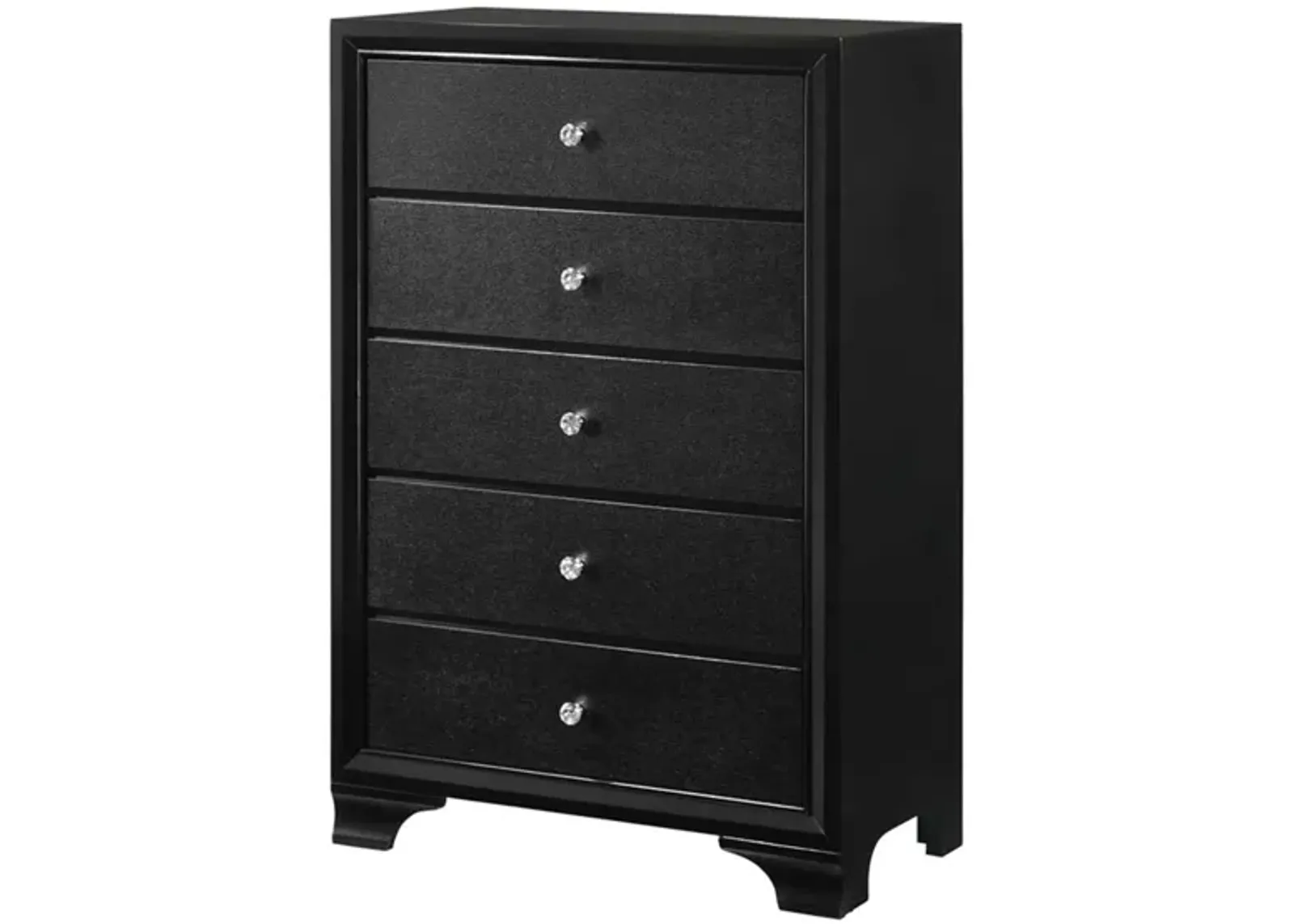 Micah Bedroom Chest in Black by Crown Mark