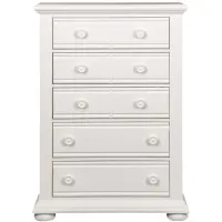 Summer House 5 Drawer Chest in Oyster White Finish by Liberty Furniture