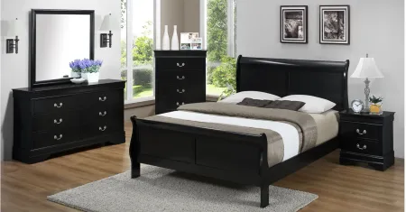 Louis Phillip Bedroom Chest in Black by Crown Mark