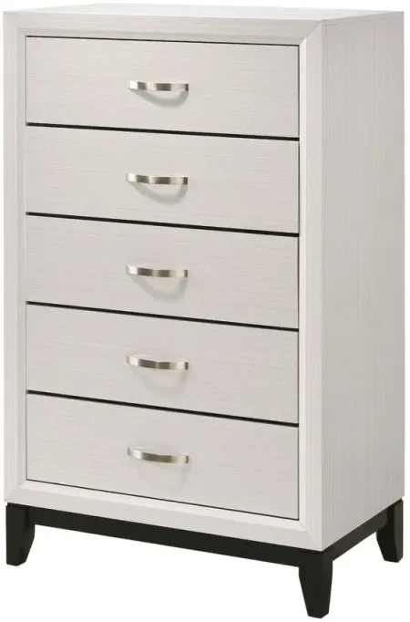 Akerson Bedroom Chest in White by Crown Mark