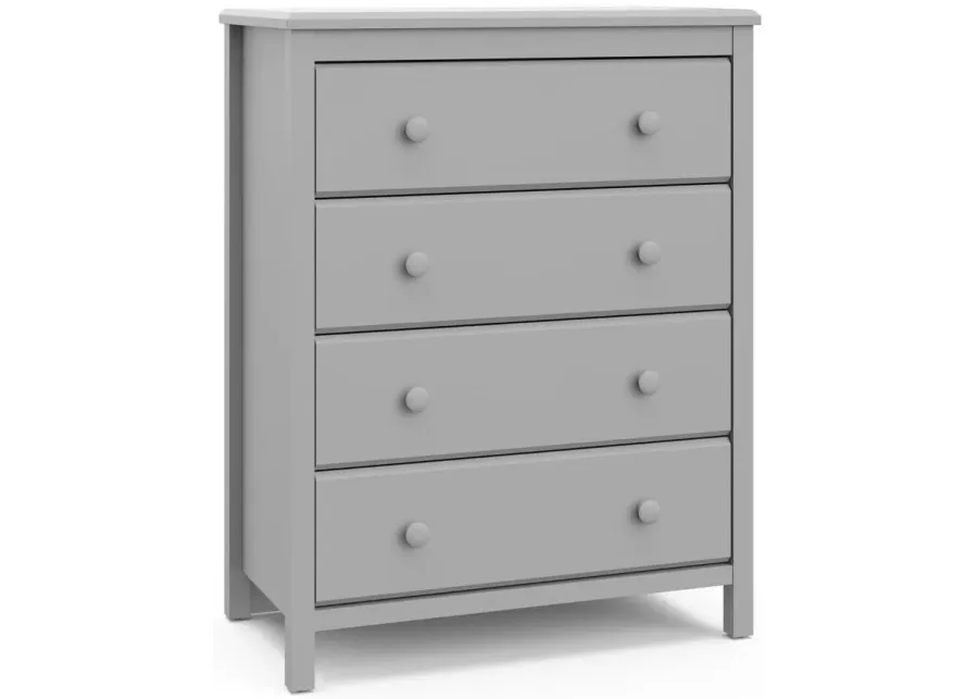 Alpine 4 Drawer Chest in Pebble Gray by Bellanest