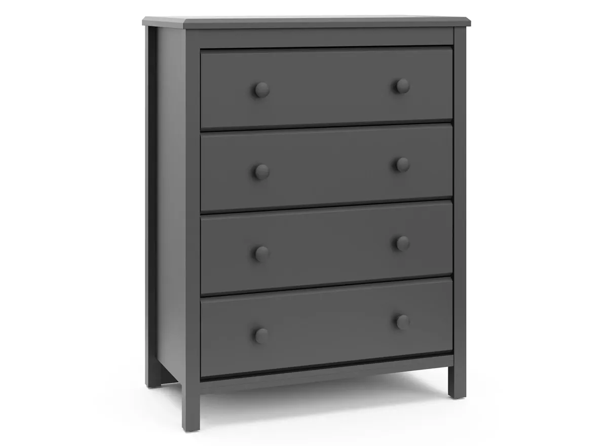 Alpine 4-Drawer Chest in Gray by Bellanest