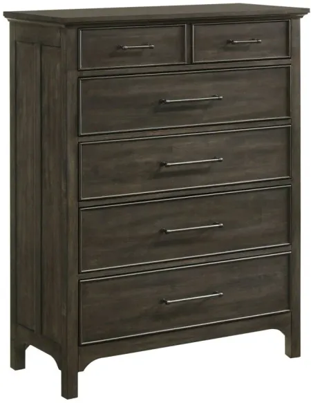 Hawthorne Chest in Brushed Charcoal by Intercon