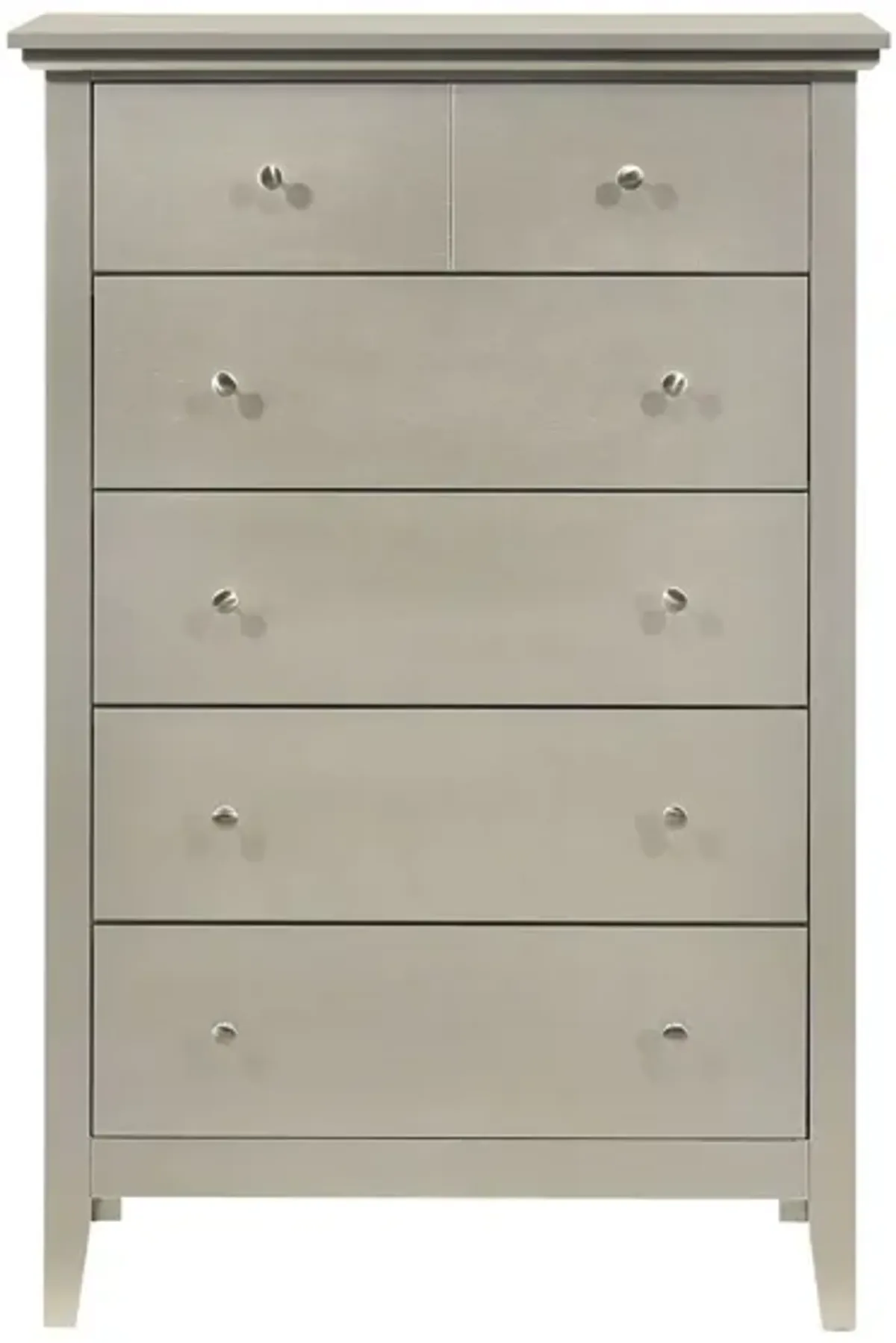 Hammond Bedroom Chest in Silver Champagne by Glory Furniture