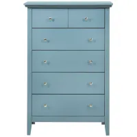 Hammond Bedroom Chest in Teal by Glory Furniture