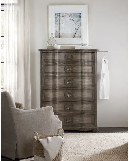Woodlands Six-Drawer Chest in Brown by Hooker Furniture