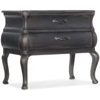 Woodlands Bachelors Chest in Black by Hooker Furniture