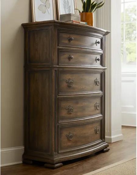 Hill Country Five-Drawer Chest in Brown by Hooker Furniture