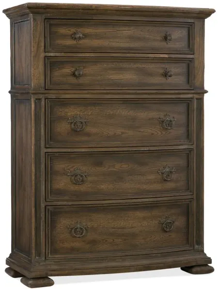 Hill Country Five-Drawer Chest in Brown by Hooker Furniture