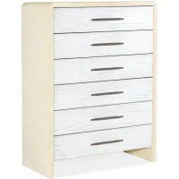 Cascade Six-Drawer Chest in White by Hooker Furniture