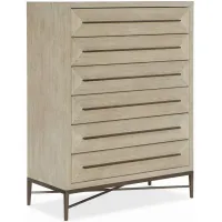Cascade Six-Drawer Chest in Beige by Hooker Furniture